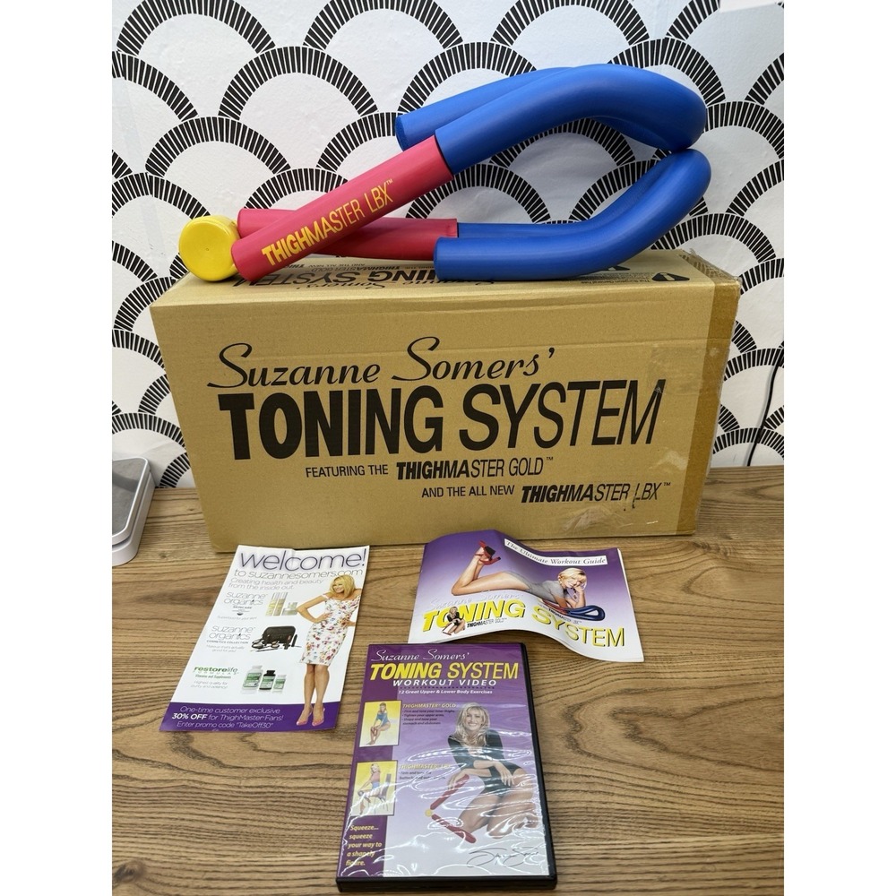 Thighmaster LBX Suzanne Somers Toning System Workout Thigh Toner